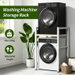 Washing Machine Storage Rack Over Washer Shelf Laundry Organiser Dryer Stand Metal Space Saving Stacking Shelving Unit Height Adjustable Steel 150kg. Available at Crazy Sales for $129.98