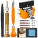 Watch Case Opener Tool Watch Battery Replacement Tool Kit for Back Removal with Adjustable Case Opener,Screwdriver,Tweezers,Opening Knives. Available at Crazy Sales for $19.99