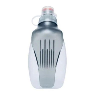 Water Bottle for Running No Bounce Water Bottle with Clip and Cover Cap, BPA Free Plastic, 250ml for Running, Marathon, Walking, Hiking, Cycling, Trail