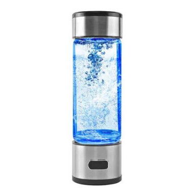 Water Bottle Hydrogen Portable SPE PEM Technology Ionizer Machine Rechargeable 3 Min Electrolysis Generator Home Office Travel Hydration