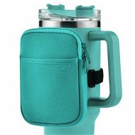 Detailed information about the product Water Bottle Pouch For Stanley Quencher Adventure 40oz & Stanley IceFlow 20oz 30oz Tumbler Pouch With Pocket For Cards Keys Wallet Earphone Compact Versatile (Green)