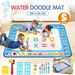 Water Doodle Mat Kids Painting Drawing Colouring Rug Carpet Toy Magic Pen Stamp Writing Board Cartoon Learning Aqua Doodling Canvas 100x80cm. Available at Crazy Sales for $19.95