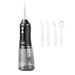 Water Flosser for Teeth, 380ML Cordless Oral Irrigator, Rechargeable Dental Flosser Picks with 3 Modes 4 Jet Tips, Black. Available at Crazy Sales for $19.95