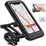 Detailed information about the product Waterproof Bicycle Handlebar Motorcycle Phone Holder With Touch Screen Outdoor Riding