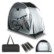 Detailed information about the product Waterproof Bike Storage Tent, Anti-Dust 210D Cover for Outdoor Bicycles, Foldable Bicycle Shed for Camping & Gardens (163X80X195CM)