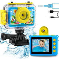 Detailed information about the product Waterproof Camera Digital Action Underwater Camera for Kids Snorkeling with 180 Degree Flip Len,20MP 1080P Sports Action for Swinmming,Skiing,Surfing