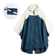 Detailed information about the product Waterproof Hooded Rain Poncho for Men Women, Raincoat for Outdoor Activities Camping Fishing,White and Blue