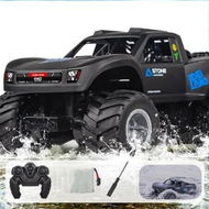 Detailed information about the product Waterproof Monster Trucks 2.4G Amphibious Rc Car 1:16 Scale All-Terrain Rc Boat 4WD, 4-12 Year Old Boy Toys Gifts-Blue