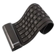 Detailed information about the product Waterproof Roll Up Flexible Bluetooth Wireless Keyboard For Apple IPhone IPad - Black