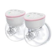 Detailed information about the product Wearable Breast Pump Hands Free Electric Breast Pump with 4 Modes 12 Levels Leak Proof Design Low Noise Pink