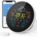 Weather Clock 3-Day Weather Forecast Station Wireless Thermometer Hygrometer Humidity Gauge Atomic Alarm Clock-1 Sensor. Available at Crazy Sales for $69.99