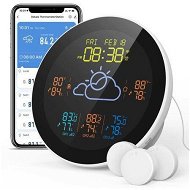 Detailed information about the product Weather Clock 3-Day Weather Forecast Station Wireless Thermometer Hygrometer Humidity Gauge Atomic Alarm Clock-3 Sensor
