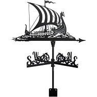 Detailed information about the product Weather Vane Retro Sailing Boat Fishing Boat Pirate Ship Shape Weathercock,Durable Wind Vane Farm Scene Garden Stake,Weathervane Stainless Steel Decorative