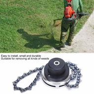 Detailed information about the product Weed Trimmer Head Lawn Mower Chain 65Mn Grass Brush Cutter Eater Blade Outdoor Garden Universal Black Steel Cutting Tool