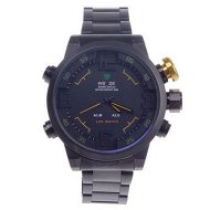 Detailed information about the product WEIDE WH-2039 Men's Quartz & LED Electronics Dual Time Display Wrist Watch Black