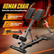 Detailed information about the product Weight Bench Roman Chair Back Hyperextension Ab Workout Home Gym Equipment Hyper Extension Fitness Exercise Machine Adjustable Core Abdominal Trainer