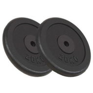 Detailed information about the product Weight Plates 2 Pcs 40 Kg Cast Iron