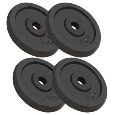 Weight Plates 4 Pcs 20 Kg Cast Iron