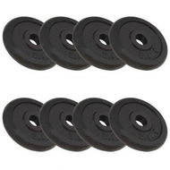 Detailed information about the product Weight Plates 8 Pcs 20 Kg Cast Iron