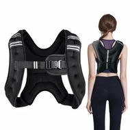 Detailed information about the product Weighted Vest, 5kg Weight Workout Vest with Reflective Stripe for Women, Men, Strength Training, Running, Fitness, Walking, Training