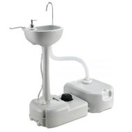 Detailed information about the product Weisshorn Camping Basin Portable Hand Wash Sink Stand 43L Capacity