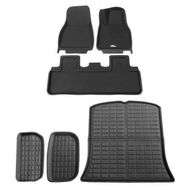 Detailed information about the product Weisshorn Car Rubber Floor Trunk Toolbox Cargo Mats for Tesla Model Y 2021-2023