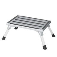 Detailed information about the product Weisshorn Caravan Step Folding Aluminium Step Ladder Stool