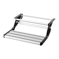 Detailed information about the product Weisshorn Caravan Step Pull Out Step Single Aluminium 200KG