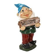 Detailed information about the product Welcome Resin Anim Figure Garden Statues Gnome Garden Decoration