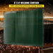 Welding Curtain Welding Screens 6' x 8' Flame Retardant Vinyl with Frame Green. Available at Crazy Sales for $249.95