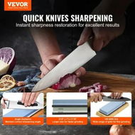 Detailed information about the product Whetstone Knife Sharpening Kit 2 Dual-Sided Grit Whetstones 400/1000 3000/8000 10PCS Knife Sharpener Kit with 3 Non-Slip Bases Angle & Honing Guide