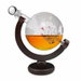 Whiskey Globe Decanter 28Oz Gift for Dad, Whiskey and Wine Shaker Global Shaker Unique Gift for Men. Available at Crazy Sales for $24.95