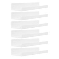 Detailed information about the product White Acrylic Shelves for Storage,15