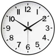 Detailed information about the product White Analog Wall Clocks Battery Operated,12 inch Silent Non Ticking Modern Wall Clock for Living Room Bedroom Kitchen Office Classroom Decor