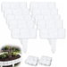 White Garden Fence 10 Piece Flower Bed Surround Stone Look 10x25cm Lawn Edging for Plugging Plastic. Available at Crazy Sales for $19.99