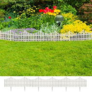 Detailed information about the product White Lawn Divider 17 Pcs / 10 M