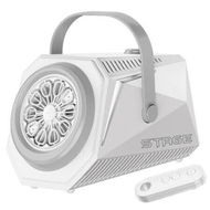 Detailed information about the product White Remote Control Rechargeable Bubble Machine New Stage Model Wedding Party Event No Bubble Liquid Included