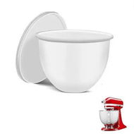 Detailed information about the product White Silicone Non Stick Mixing Bowl With Lid 27*24*5cm Fits 5 Quart Bench-top Mixers