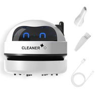 Detailed information about the product (White)Desk Vacuum Cleaner Mini,Cordless Table Dust Vacuum Cleaner,Keyboard Cleaning Tool, Portable Counter Vaccum Cleaner for Cleaning Hairs, Crumbs