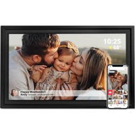 Detailed information about the product WiFi Digital Picture Frame,32GB Memory,15.6 Inch Large Digital Photo Frame with 1920x1080 HD IPS Touchscreen,Auto-Rotate,for Family,Friends (Black)