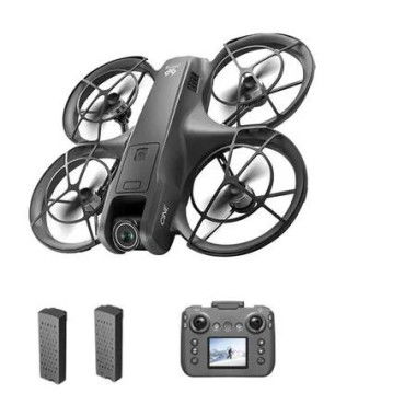 WiFi FPV Drone with LCD Screen Controller, Flow Hover Automatic Obstacle Avoidance Brushless Remote Control RC Toys Drone Quadcopter RTF, 2 Batteries