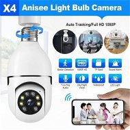 Detailed information about the product WiFi IP Camerax4 Wireless Spy Home Security CCTV Surveillance System E27 Light Bulb Outdoor PTZ IR Night Vision 2 Way Audio Full HD 1080P 2MP