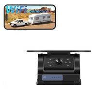 Detailed information about the product WiFi Magnetic Solar Backup Camera, 10500mAh Rechargeable 720P Rear View Camera for Truck RV Trailer Car, App for Phone iOS Android