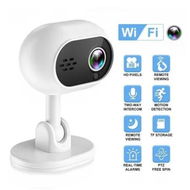 Detailed information about the product WiFi Security Camera, 120 Degree Wide Angle Lens 1080P HD Night Vision Home Security Camera with APP for Conference Recording