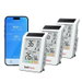 WiFi Thermometer Hygrometer with Backlight,Weather & Time,Solar-Powered Indoor Outdoor Temperature Humidity Monitor with App Alerts 3 Pack. Available at Crazy Sales for $79.99