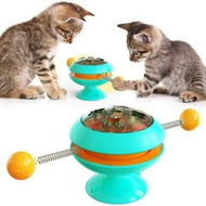 Detailed information about the product Windmill Cat Toy Balls Interactive Cat Catnip Toy With Strong Suction Cup With Catnip