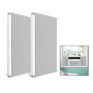 Detailed information about the product Window Air Conditioner Insulation Foam Panels, AC Side Panels Kit, 43 x 23 cm, Pack of 2, White