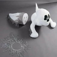 Detailed information about the product Window Crasher Ghosts Halloween Decorations Hanging Ghost Outdoor Indoor Cute Ghost Party Decorations Halloween Ghost Stuffed Animal Halloween Flying White