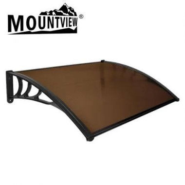 Window Door Awning Outdoor 1M X 1.2M Brown 1x1.2M