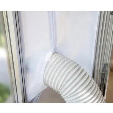 Window Seal AC Unit Portable Air Conditioner Zip Adhesive Fastener Casement 400cm Length Cooling Efficiency Home Comfort